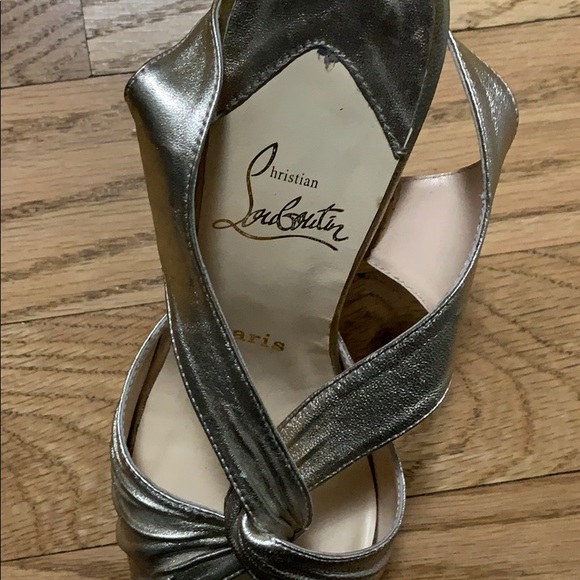 CHRISTIAN LOUBOUTIN FORTUNA 140 SANDALS SIZE 41 - Picture 7 of 8
